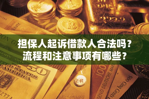 北京担保人起诉借款人合法吗？流程和注意事项有哪些？