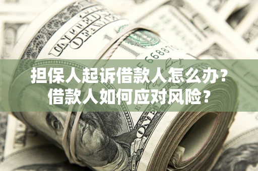 北京担保人起诉借款人怎么办？借款人如何应对风险？
