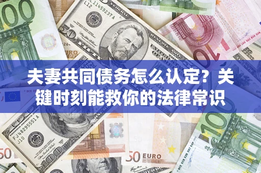 北京夫妻共同债务怎么认定？关键时刻能救你的法律常识
