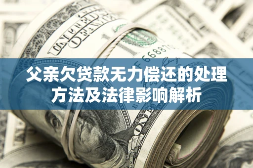 北京父亲欠贷款无力偿还的处理方法及法律影响解析