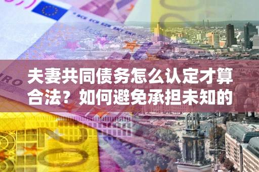 北京夫妻共同债务怎么认定才算合法？如何避免承担未知的债务风险？