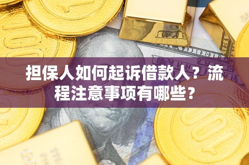 北京担保人如何起诉借款人？流程注意事项有哪些？